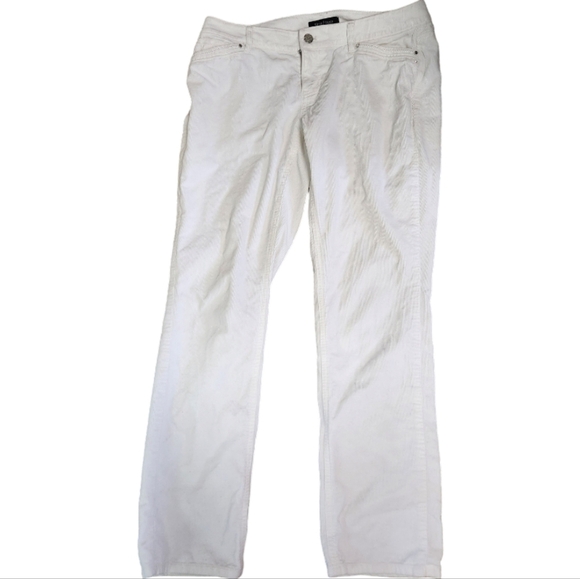 WHBM corduroy jeans white size 4 - Picture 1 of 5